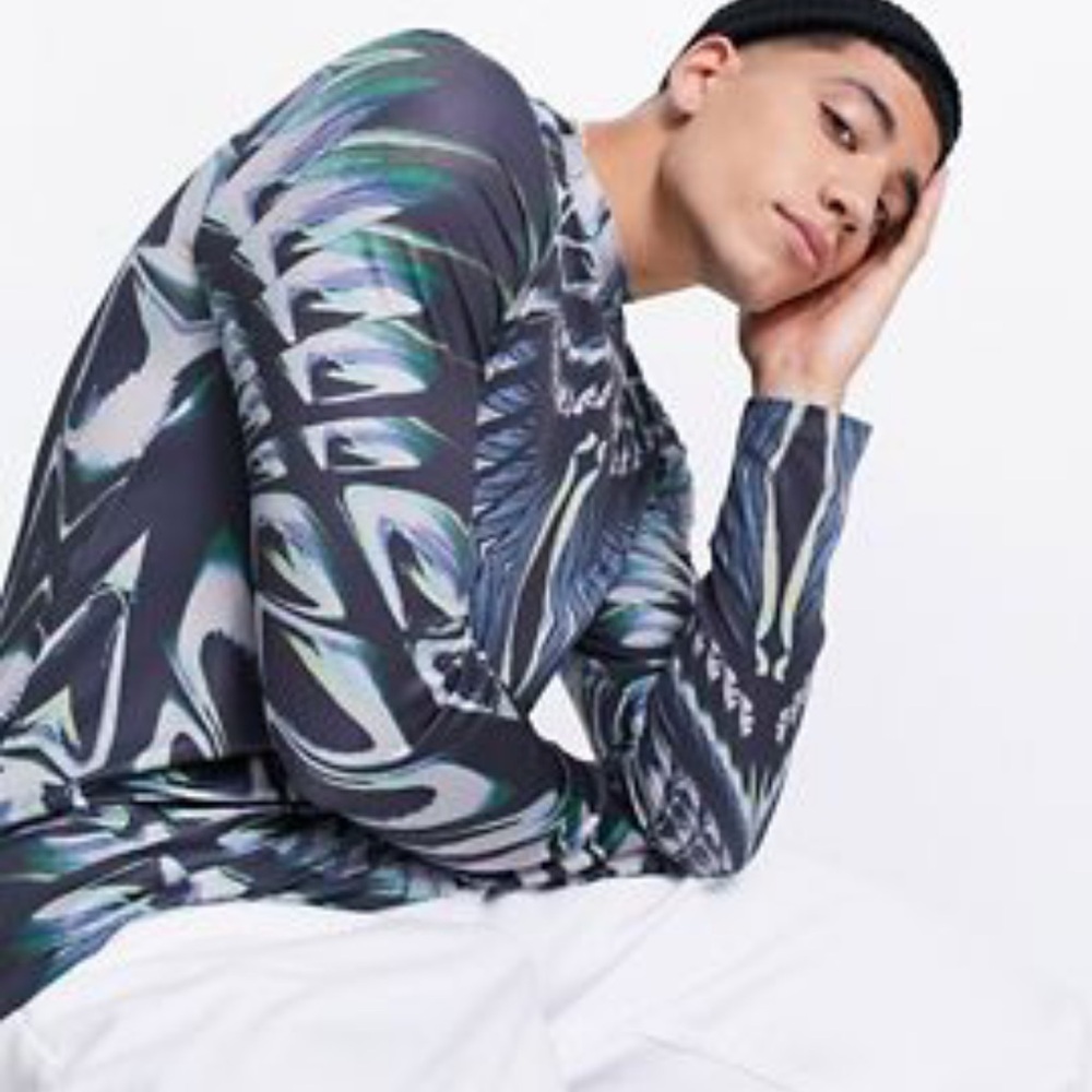 Long Sleeve All Over Print T Shirt